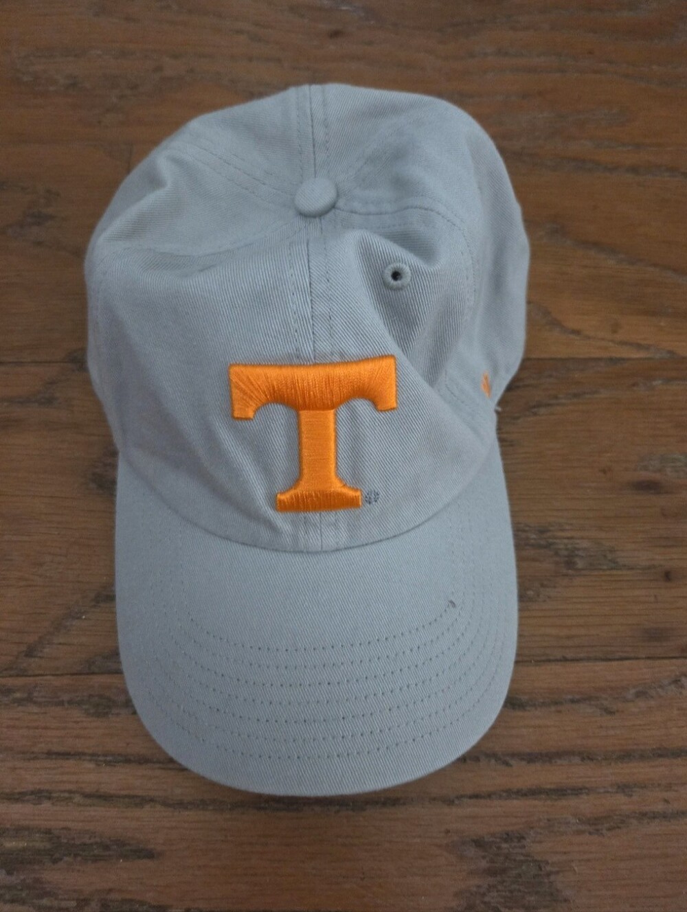 Kids Gray Baseball Cap with Orange 'T' Embroidery. UT TN